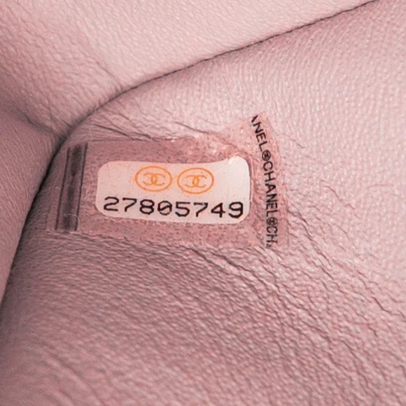 Chanel Pink Chevron Medium Classic Flap - Picture 14 of 16